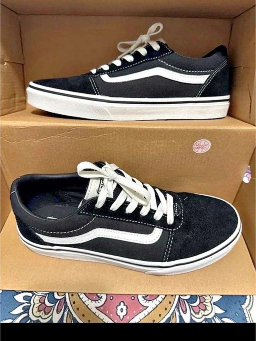 Vans Ward Black & White US 7